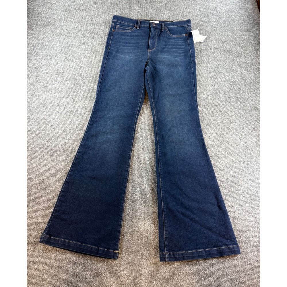 Sofia Jeans by Sofia Vergara Melisa Flare High Rise Luxe Vintage Denim 10 Dark
